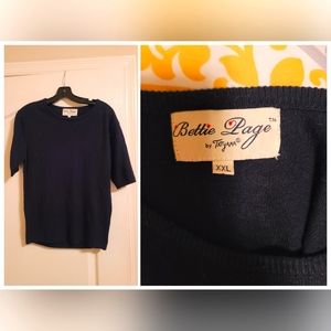 Bettie Page short sleeve sweater